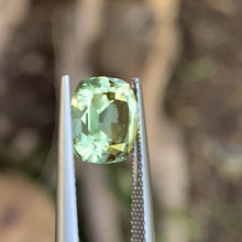 2.91ct Light Green Australian Sapphire, Cushion