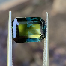 5.42ct Teal Australian Sapphire, Emerald Shape