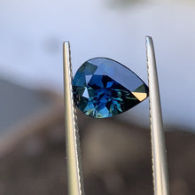 2.00ct Blue Australian Sapphire, Pear Shape