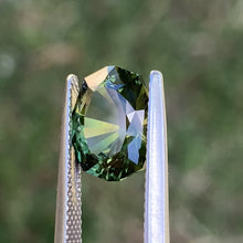 4.18ct Green Sapphire, Elongated Cushion