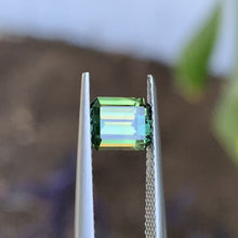 1.65ct Green Australian Sapphire, Emerald Shape