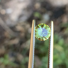 1.33ct Chartreuse Green Sapphire, Round