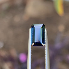 1.19ct Teal Blue Australian Sapphire, Emerald Shape
