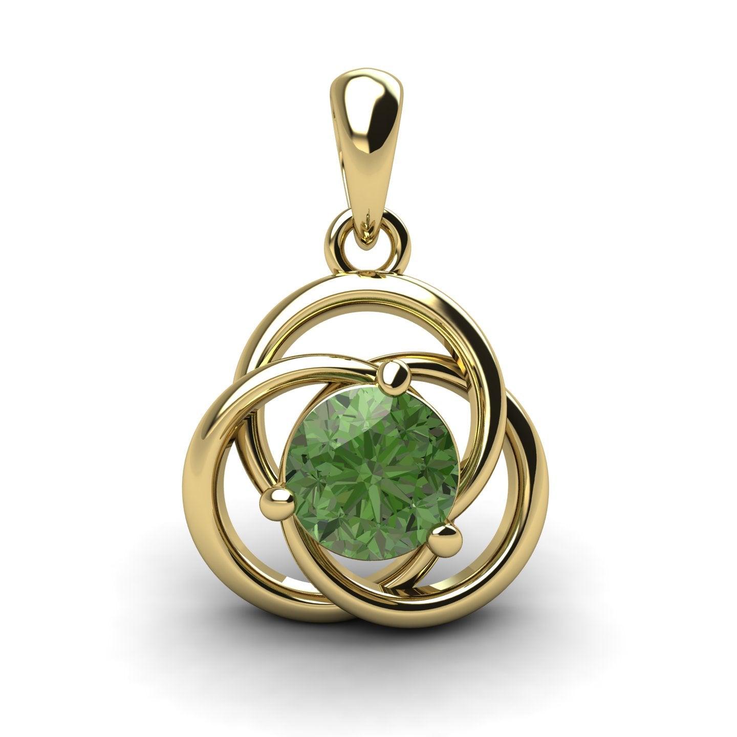 Solitaire Sapphire Pendant