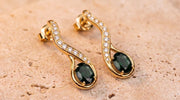 The Cascade Ribbon Drop Earrings