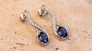 The Cascade Ribbon Drop Earrings
