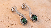 The Cascade Ribbon Drop Earrings