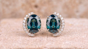 The Lunette Crescent Stud Earrings