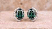The Lunette Crescent Stud Earrings
