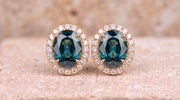 The Sovereign Halo Stud Earrings