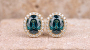 The Sovereign Halo Stud Earrings