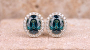 The Sovereign Halo Stud Earrings