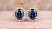The Sovereign Halo Stud Earrings