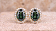 The Sovereign Halo Stud Earrings