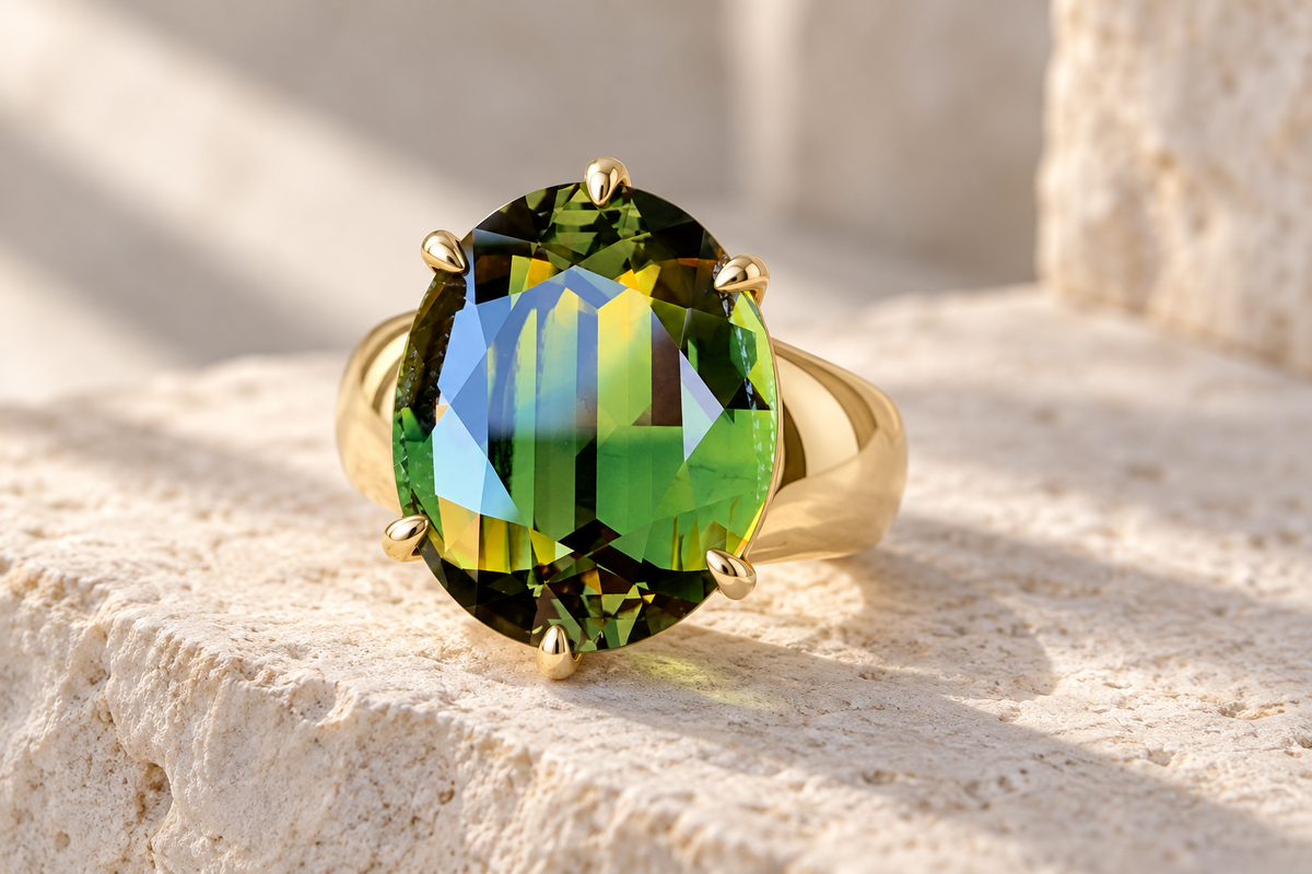 AI-generated jewellery design concept; appearance and scale are approximate